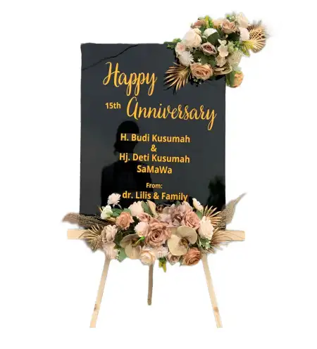 Papan Bunga Akrilik Lantung