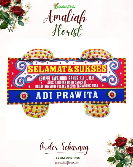 Papan Bunga Ucapan Selamat Lantung