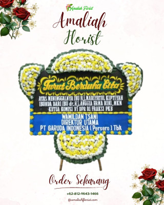 Papan Bunga Duka di Lantung