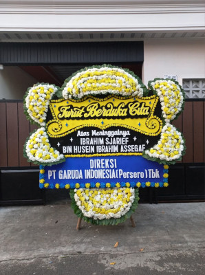 Papan Bunga Duka di Lantung